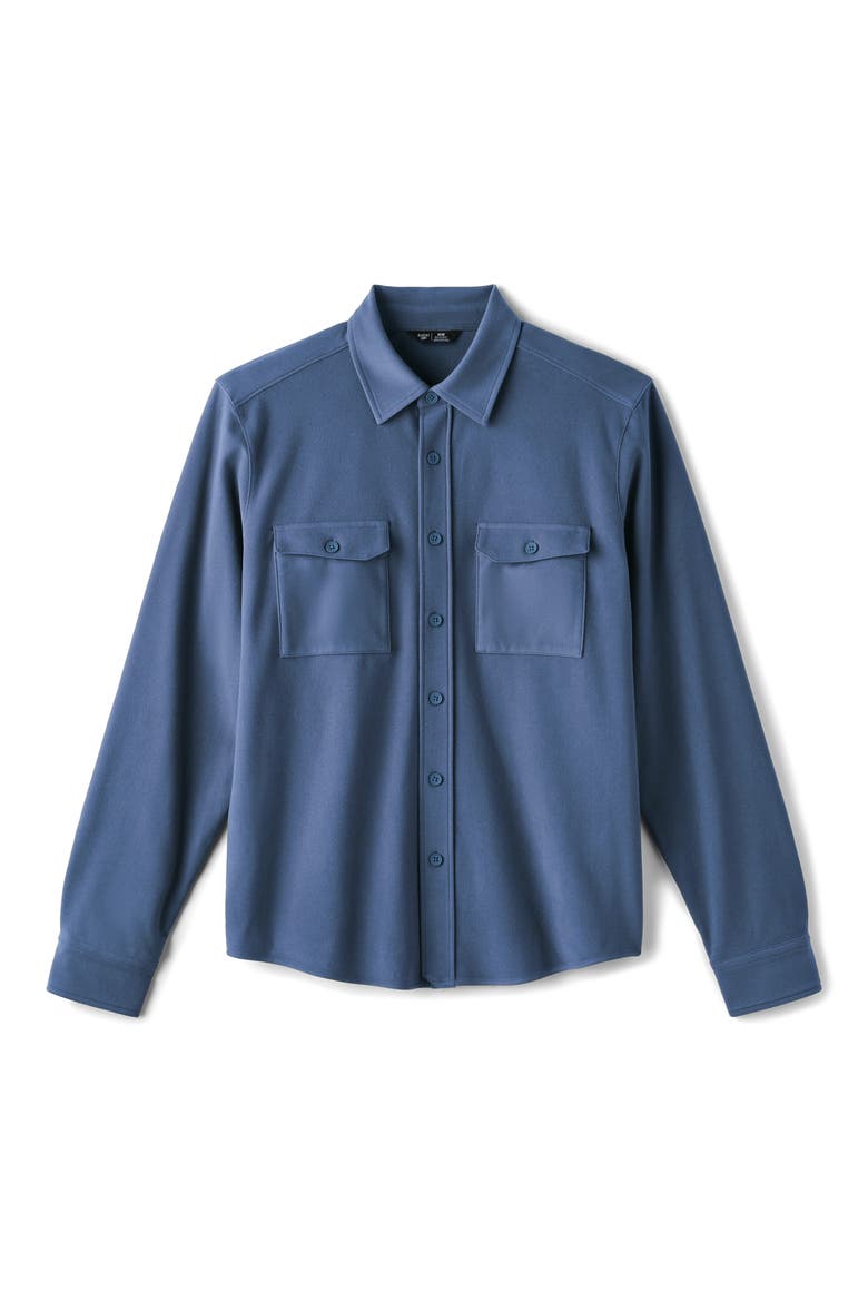 Stowaway Overshirt, Alternate, color, VINTAGE INDIGO