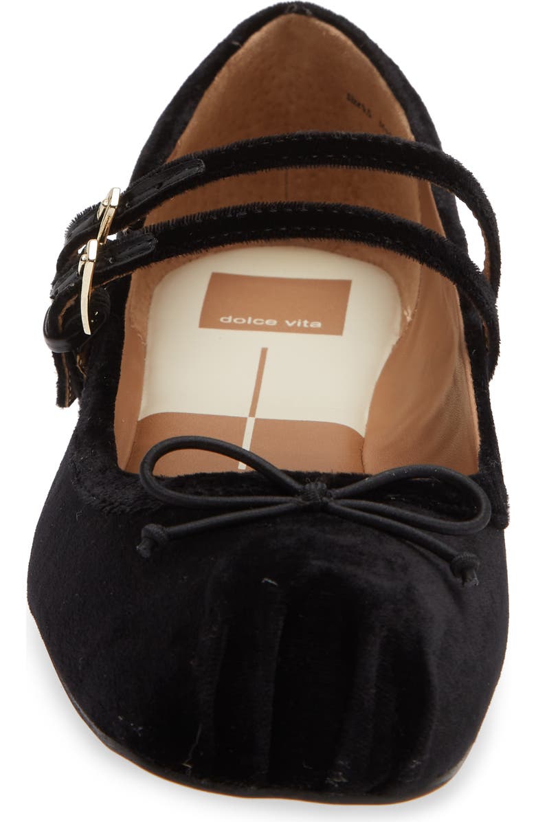 Dolce Vita Gibsen Mary Jane Flat, Alternate, color, Nero Velvet