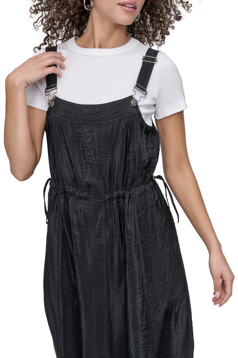 Overall Maxi Dress, Alternate, color, BLACK