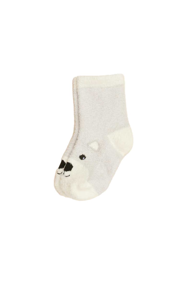 Warmies Marshmallow Bear Crew Sock Set, Alternate, color, Multi Color
