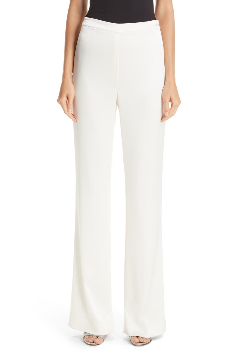 St. John Collection Liquid Satin Pants, Main, color,