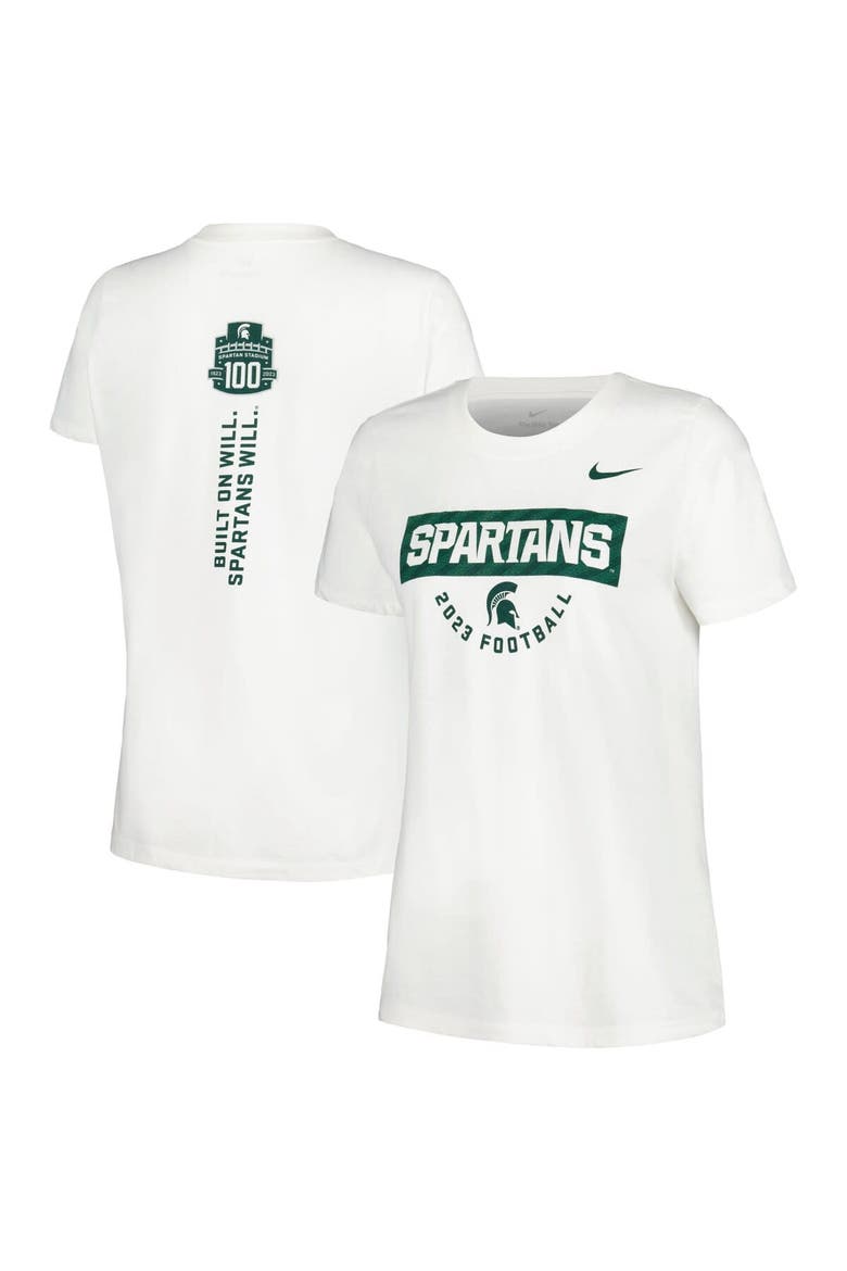 Women's Nike White Michigan State Spartans 2023 Fan T-Shirt, Main, color, White