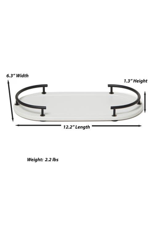 Roselli Trading Company Dubai 3-piece Bathroom Accessory Set In White