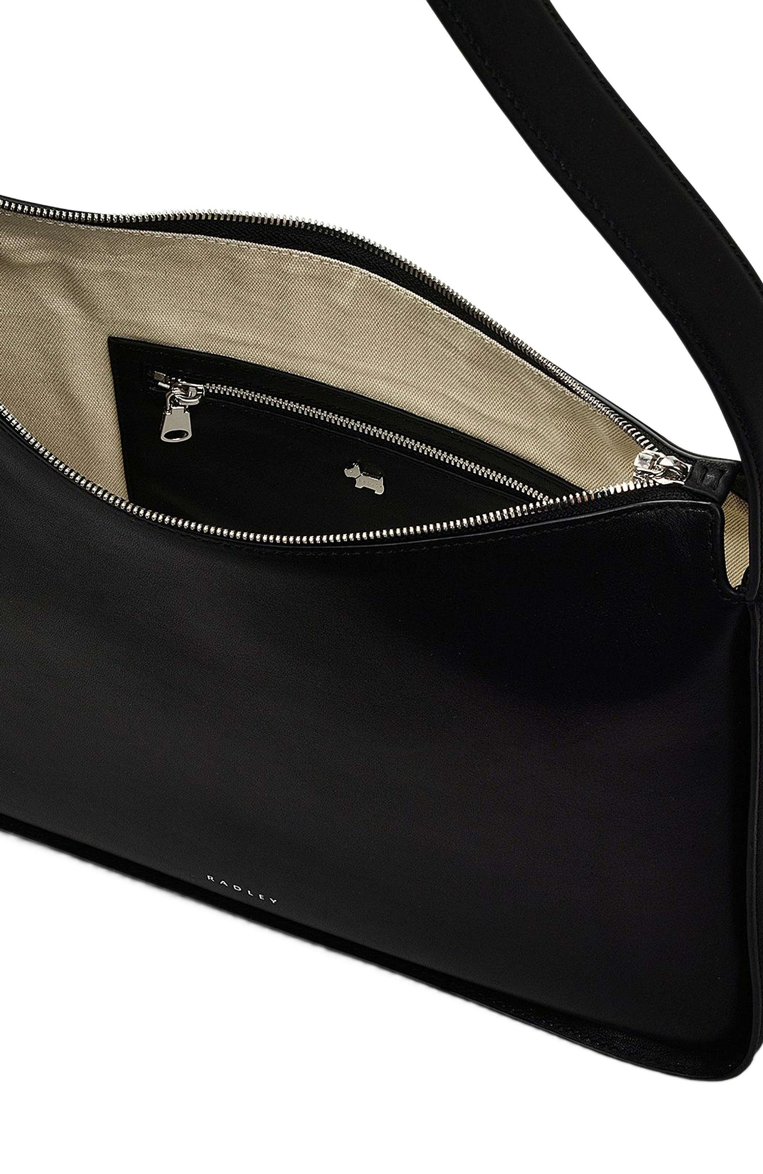 Radley Westwell Lane Medium Ziptop Crossbody Bag, Alternate, color, Black