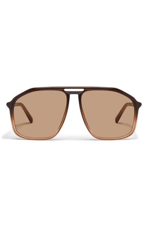 Studio Sesh 60mm Gradient Aviator Sunglasses