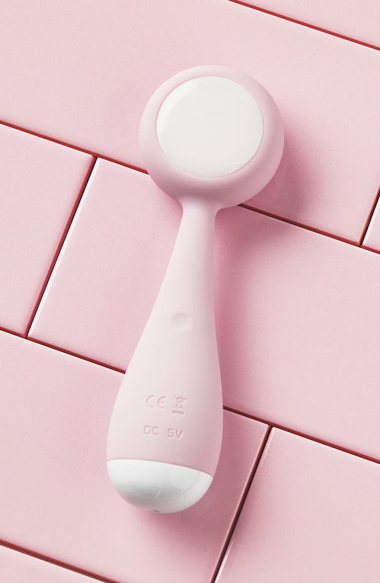 PMD Clean Pro White Jade Facial Cleansing & Massaging Device, Alternate, color, Cherry Blossom Pink