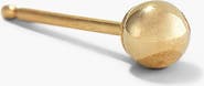 MEJURI Single Sphere Stud