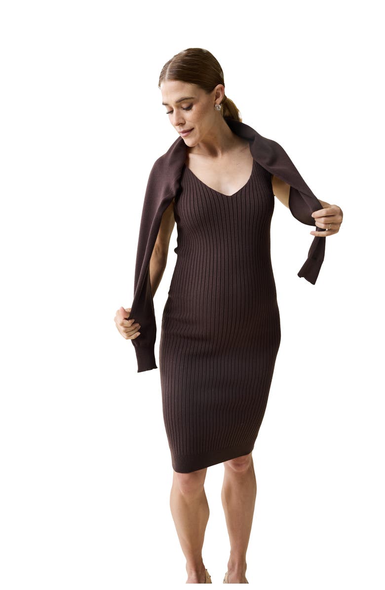 Ingrid & Isabel Maternity Two Piece Dress Set, Alternate, color, 