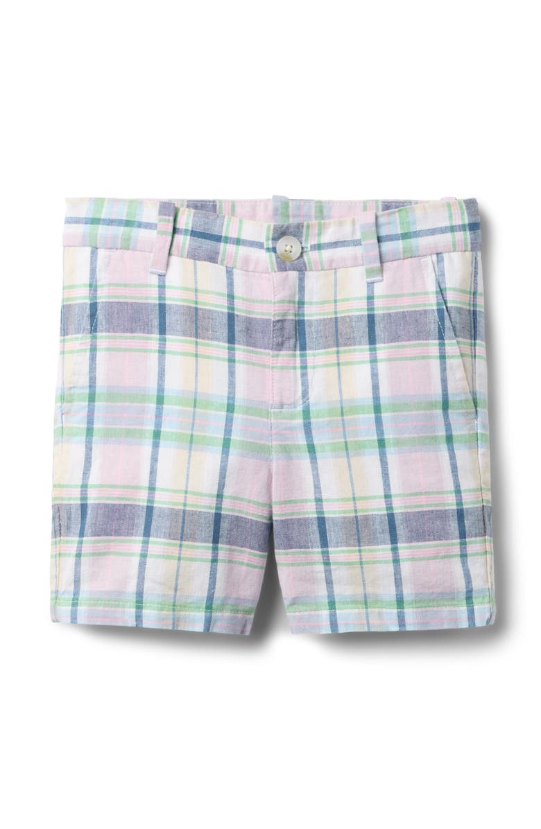 Janie and Jack The Plaid Short, Main, color, Blue