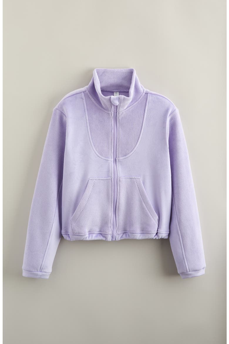 Kids' Corded Velour Jacket, Main, color, PURPLE SPRAY