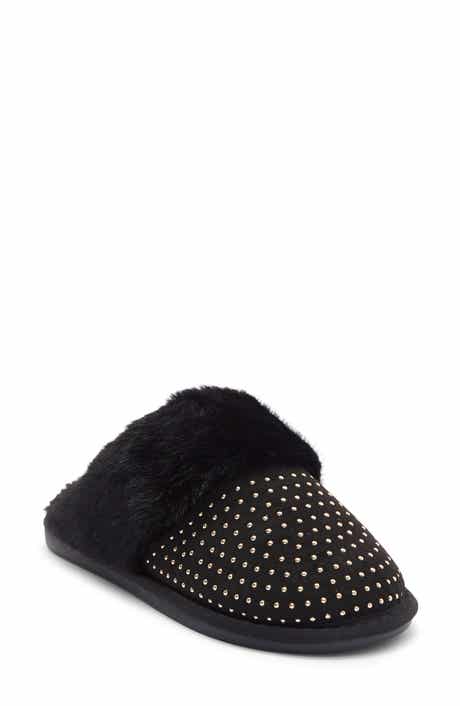 Rebecca Minkoff Marni Faux Fur Trim Scuff Slipper