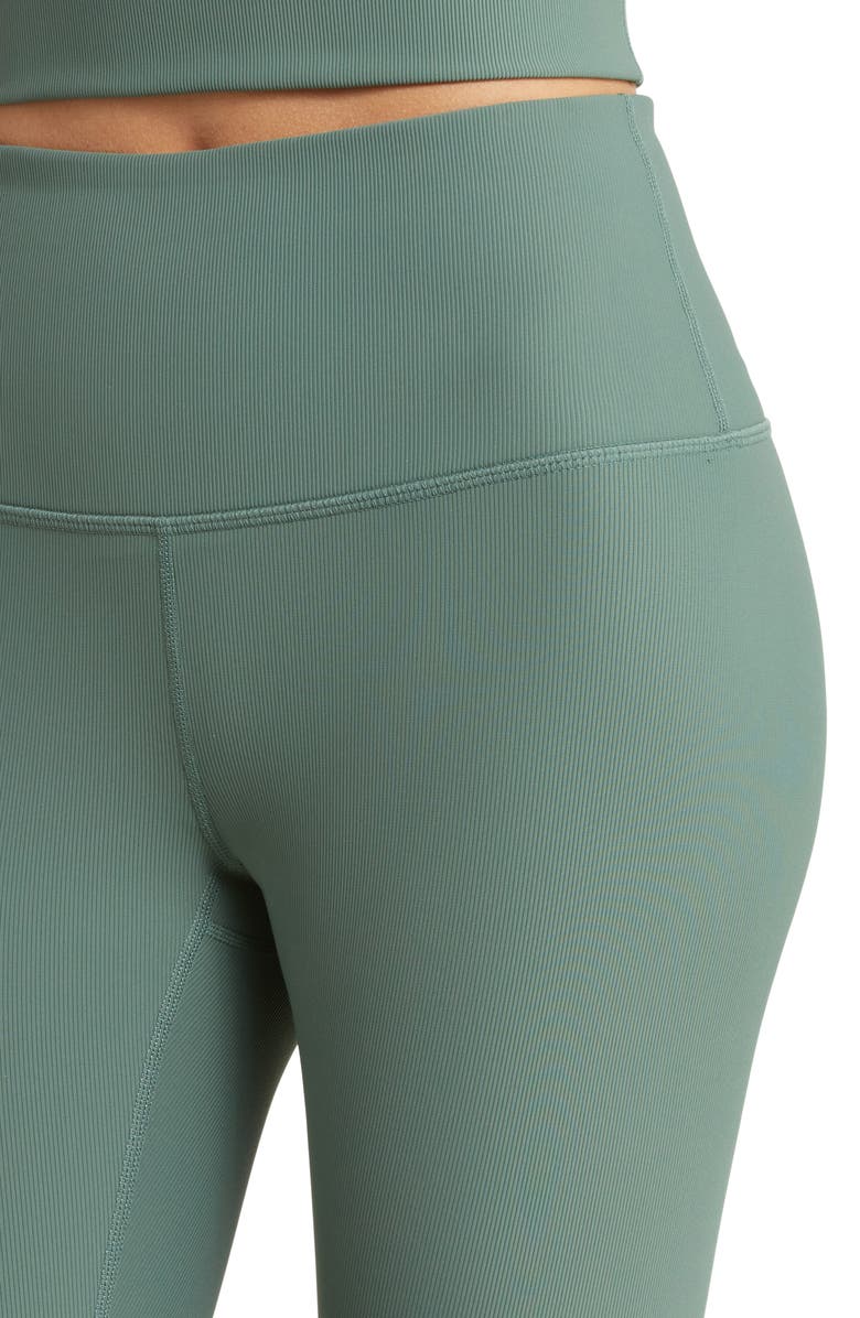 Zella Luxe Rib High Waist Leggings, Alternate, color,