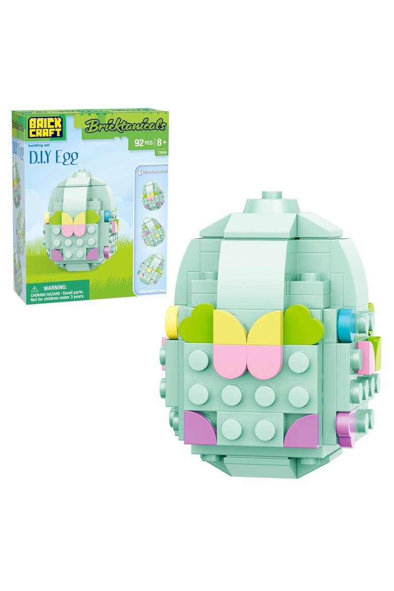 Easter DIY Egg Building Set, Main, color, White