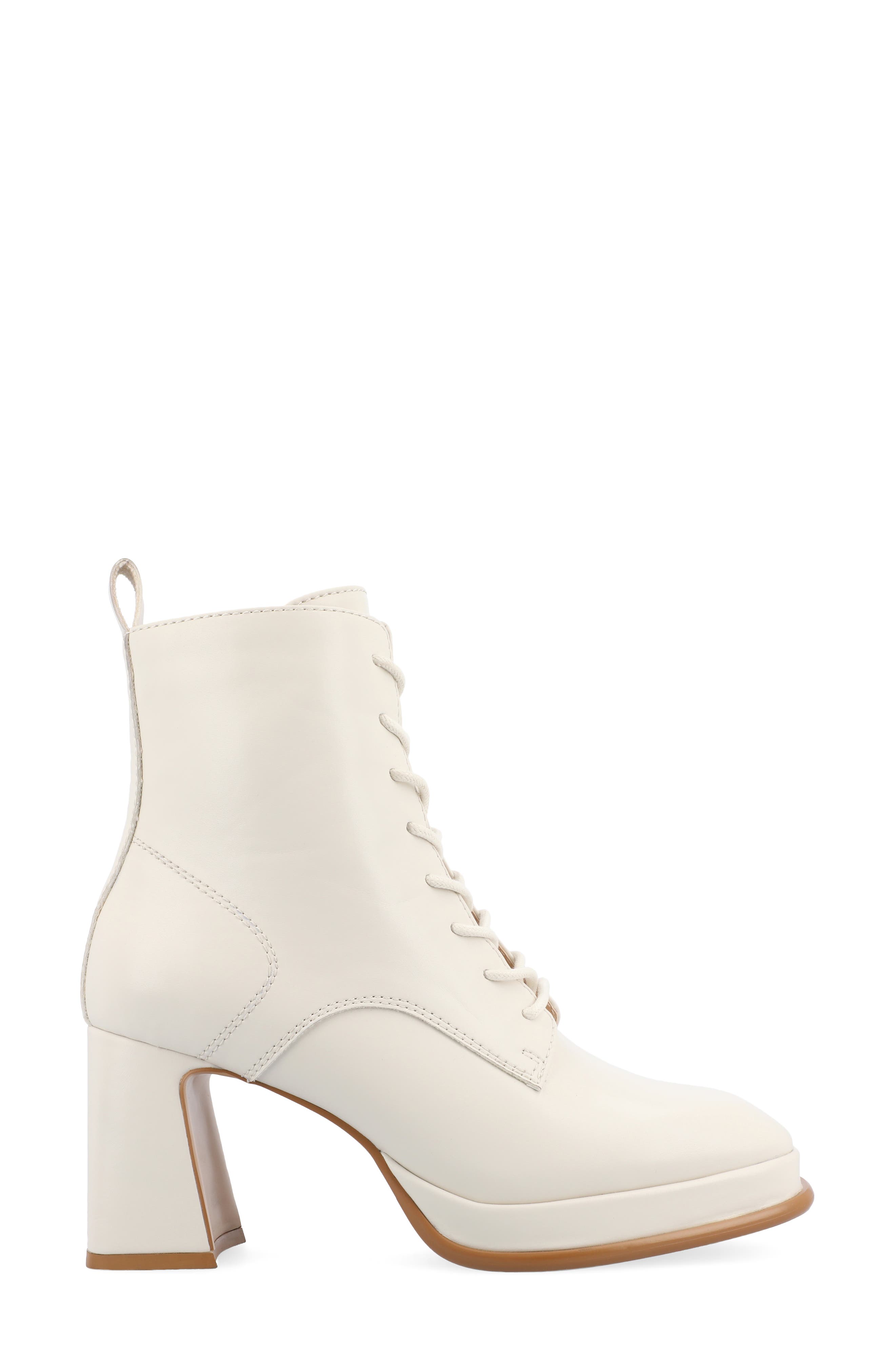 Journee Collection Kalandi Bootie, Alternate, color, Bone