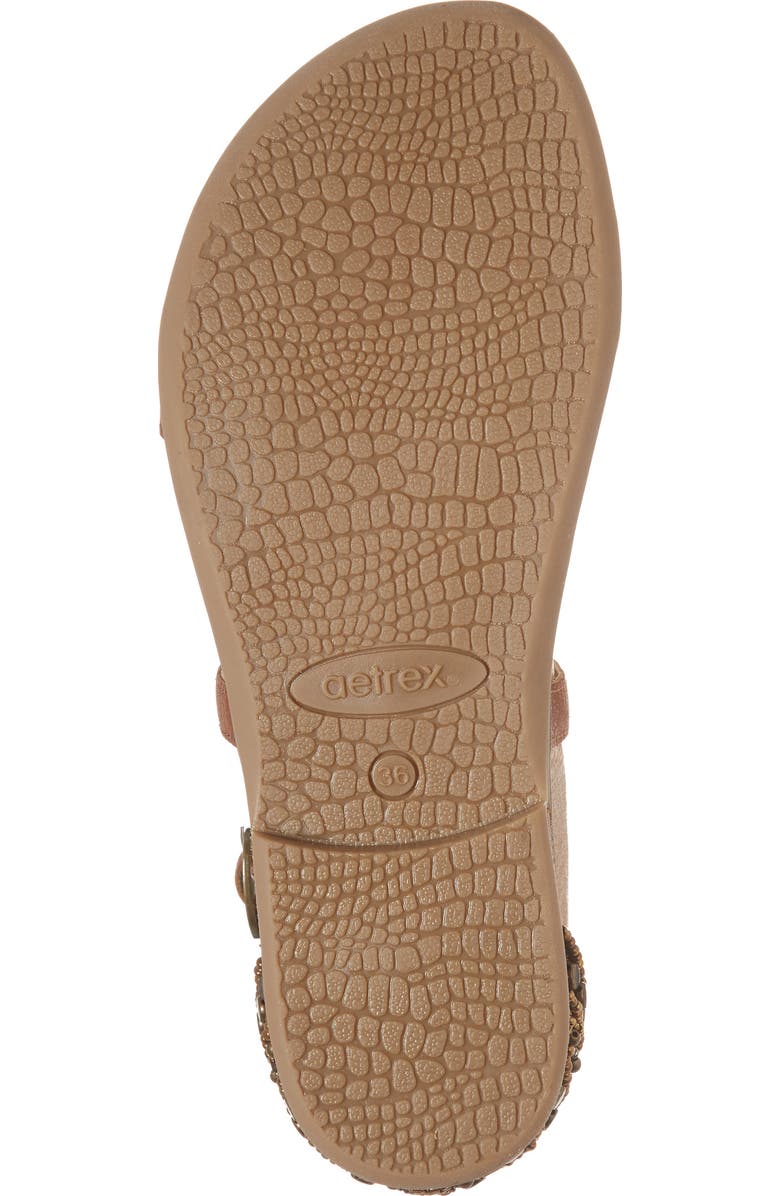 Aetrex Brenda Embellished Cross Strap Sandal, Alternate, color,