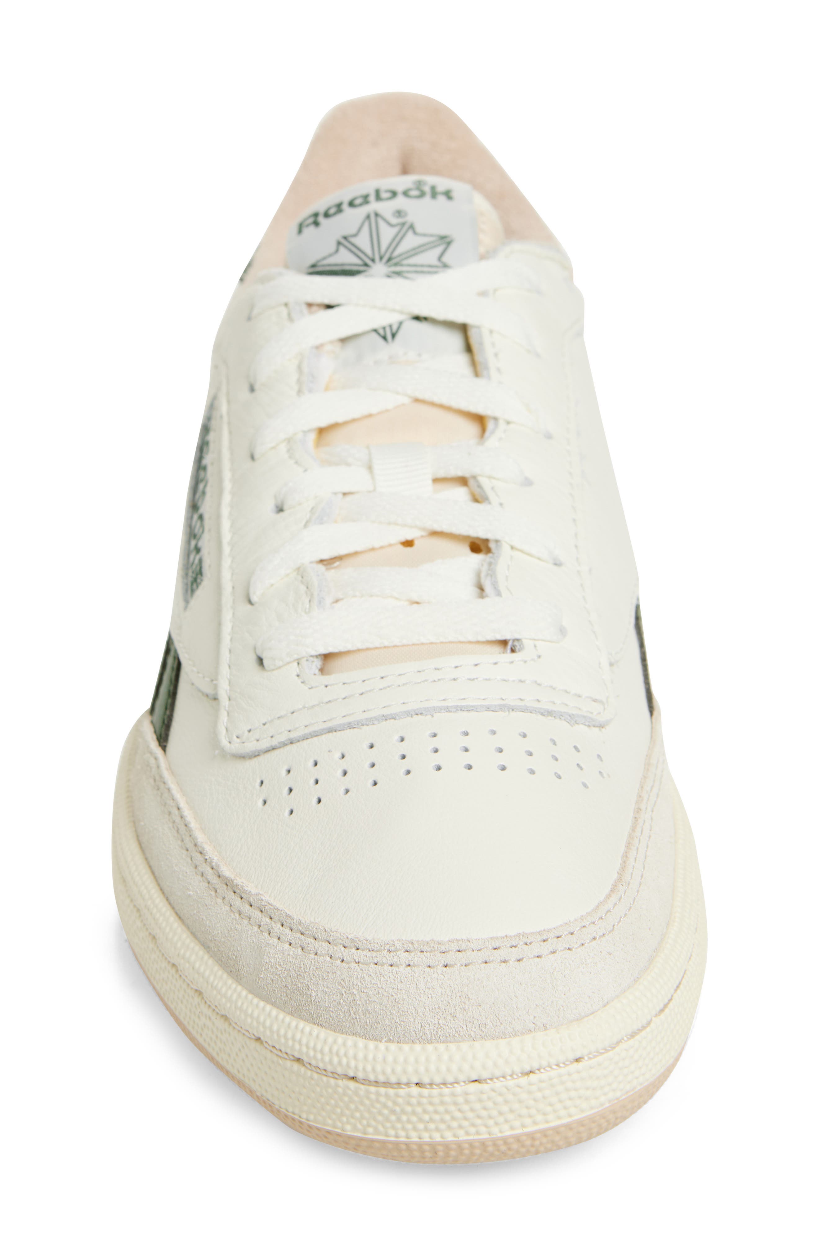 Reebok Club C Revenge Vintage Sneaker, Alternate, color, Chalk/ Breakawaygreen/ Tan