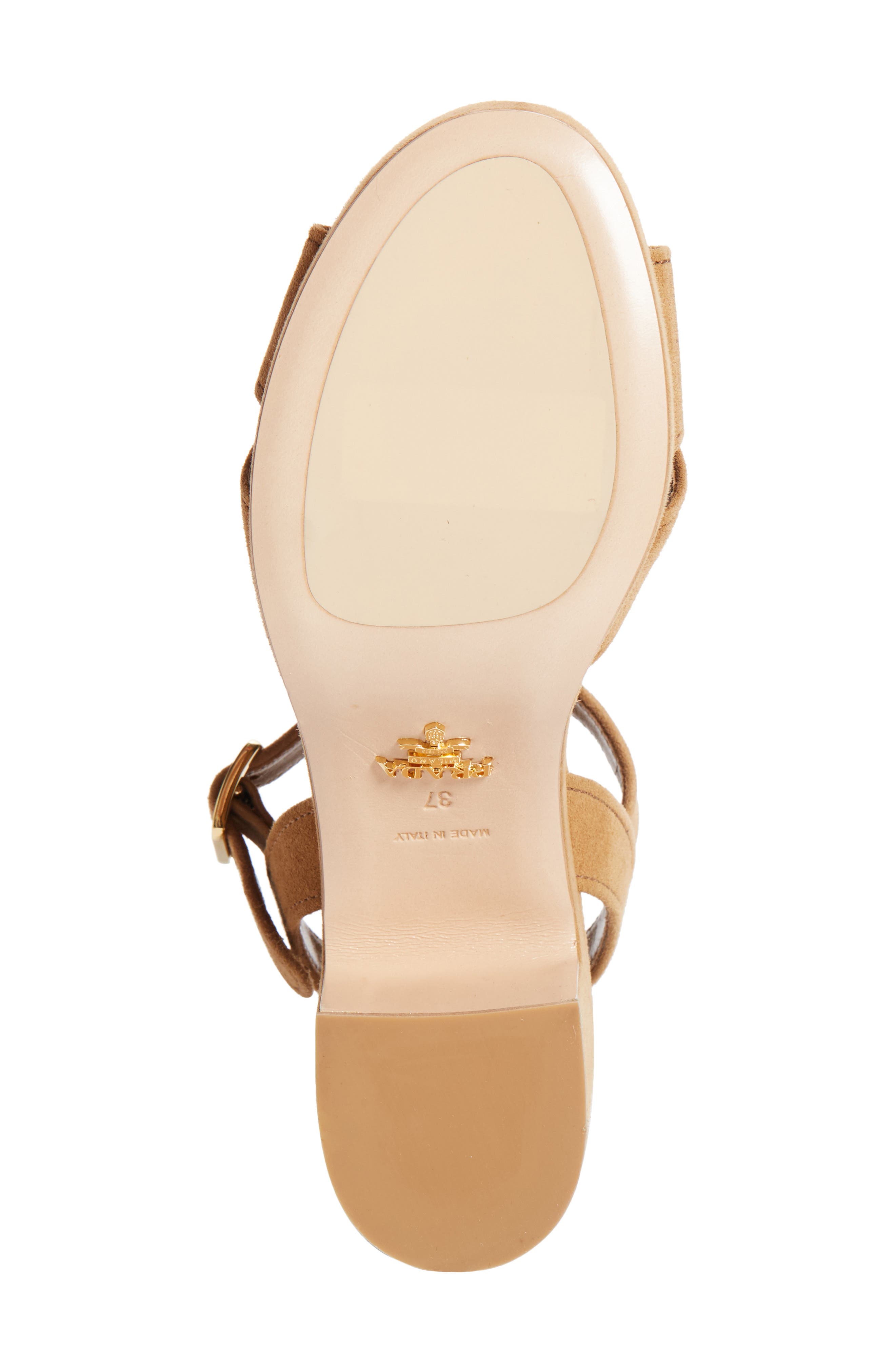 Suede Platform Sandal, Alternate, color, CANNELLA