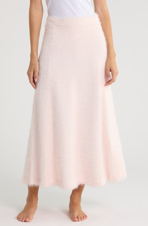Mildie Plush Maxi Skirt