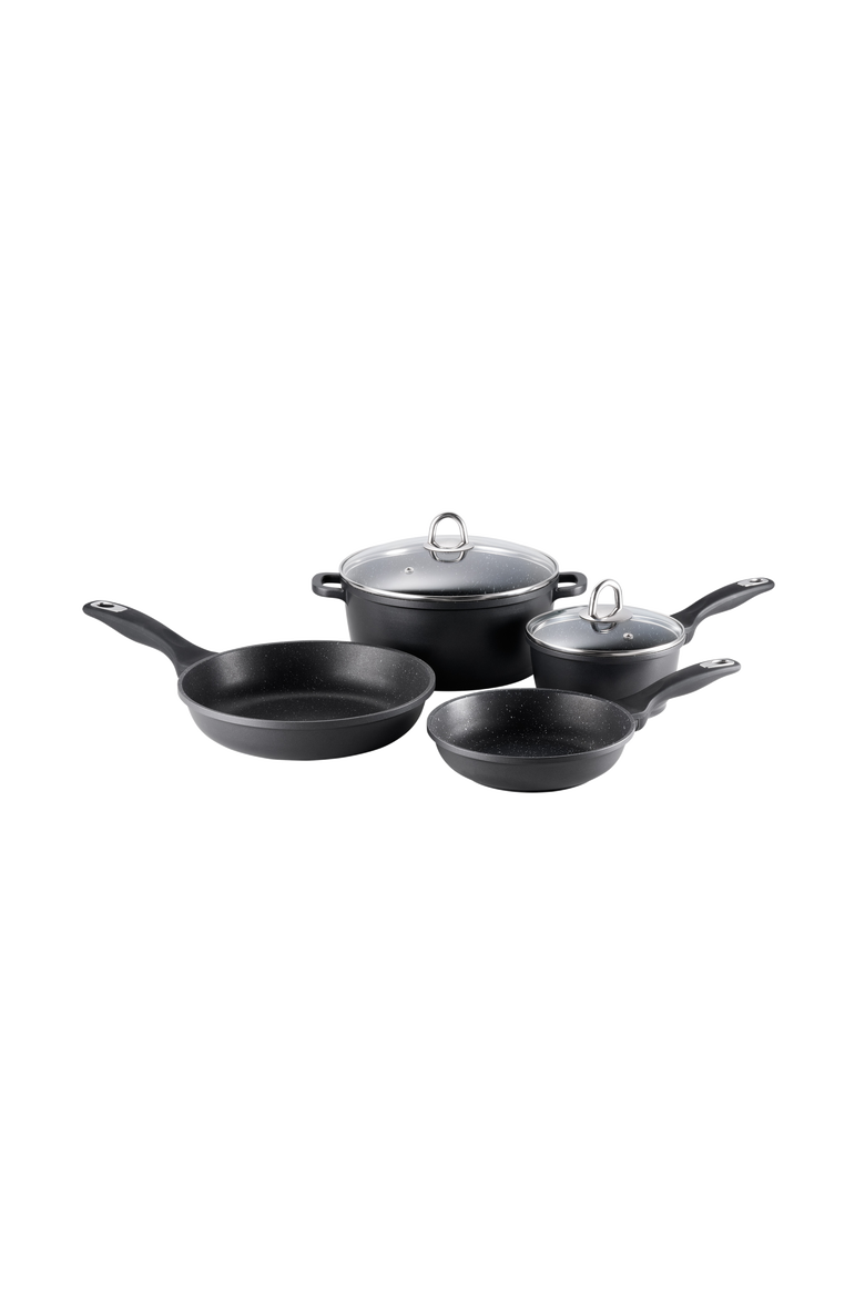 GRANITE Cookware Set 6pc, Main, color, BLACK