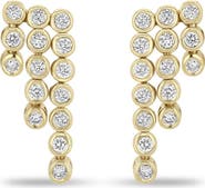Zoë Chicco Tennis 14k Gold Diamond Waterfall Drop Earrings