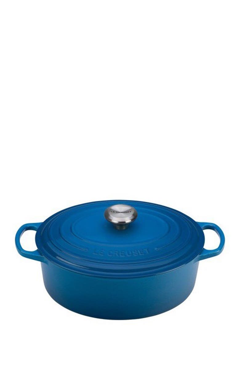 Le Creuset 5.5 Quart Signature Enamel Dutch Oven, Main, color, Marseille