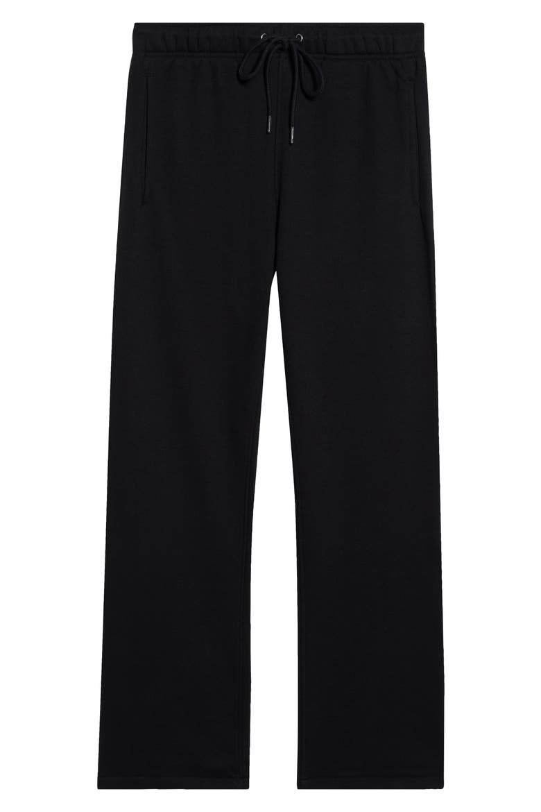 Johnny Straight Leg Sweatpants, Main, color, BLACK