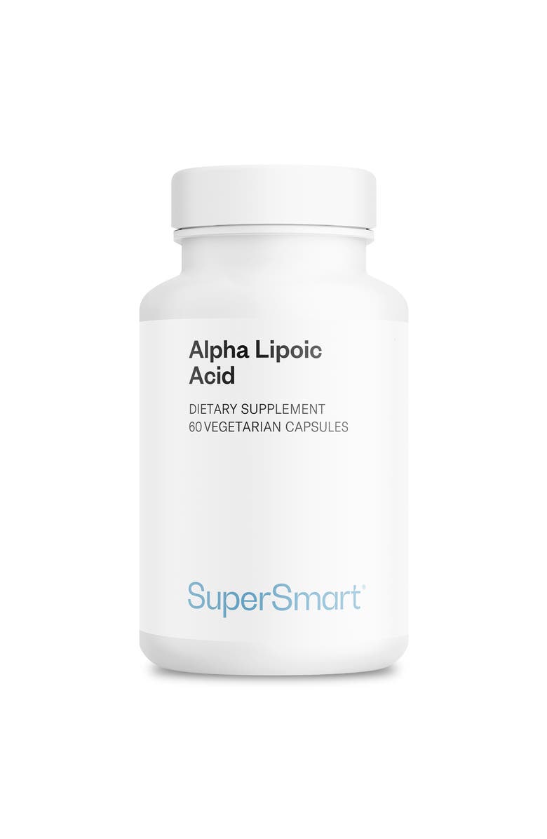 SuperSmart Alpha Lipoic Acid 500mg, Main, color, NO COLOR