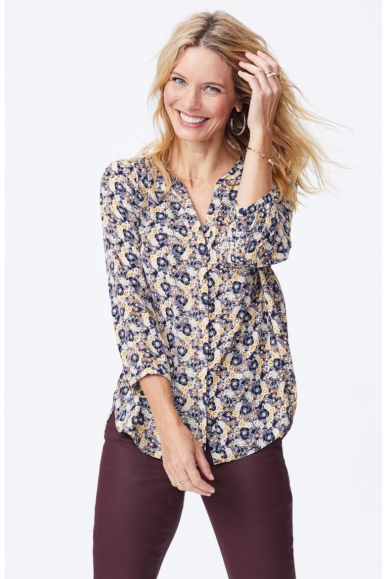 Pintuck Blouse, Alternate, color, MEADOWOOD
