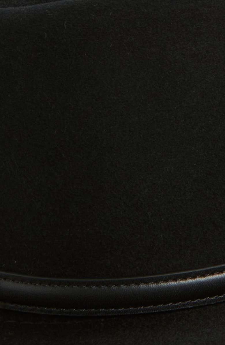 Janessa Leoné Beck Wool Felt Fedora, Alternate, color, Black