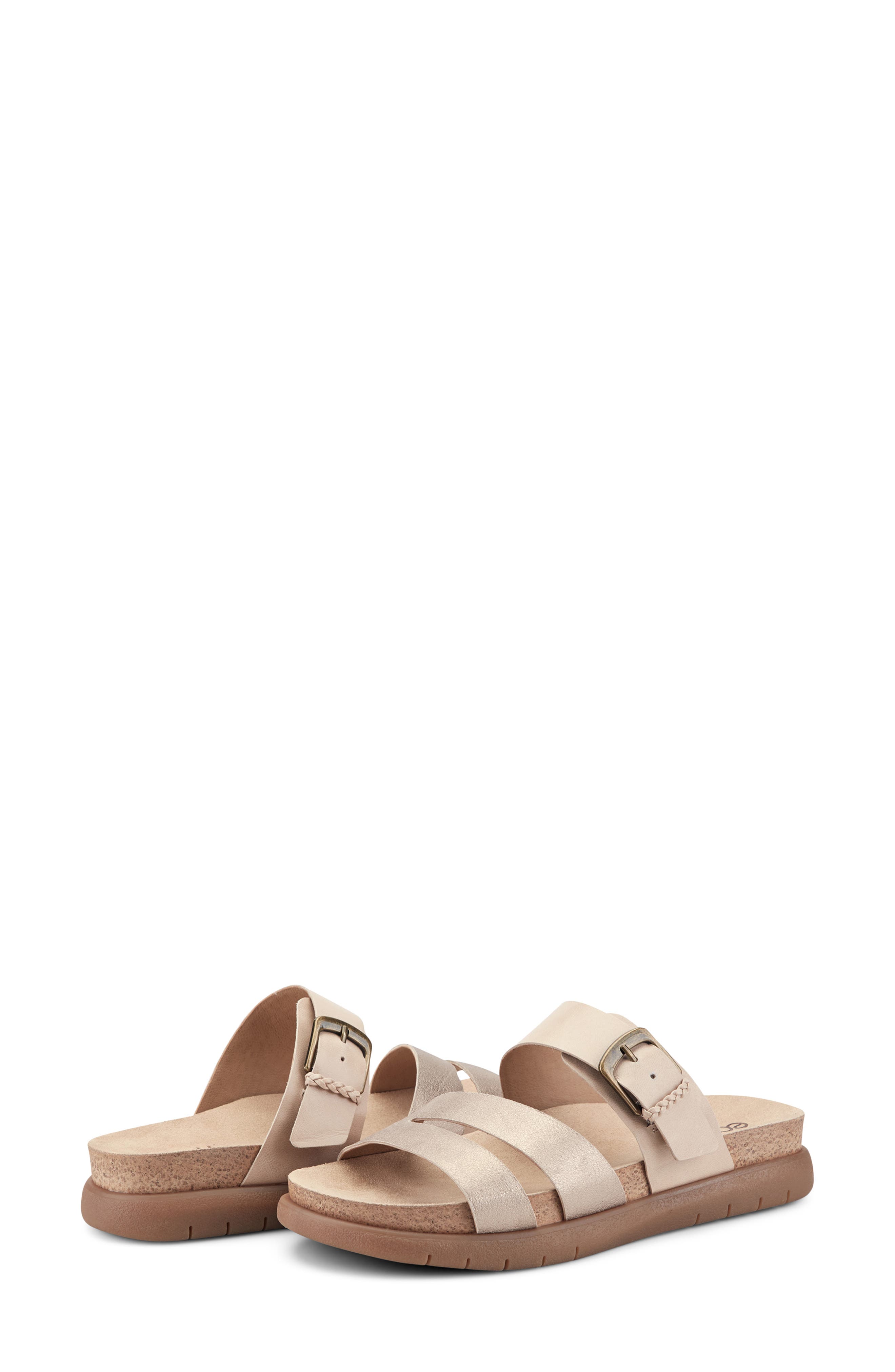 Earth<sup>®</sup> Ayden Slide Sandal, Alternate, color, Light Natural