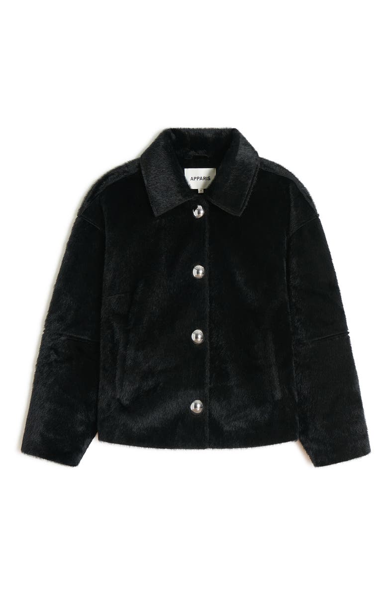 Apparis Indio Faux Calf Hair Jacket, Alternate, color, 