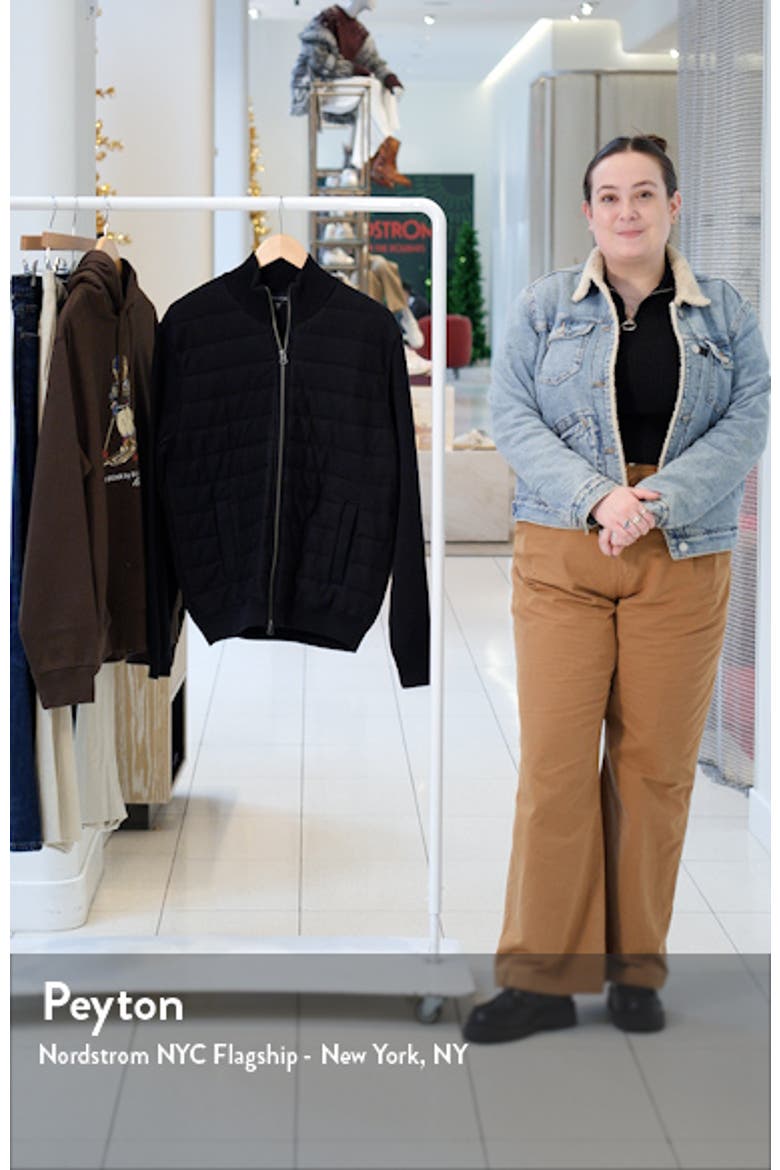 Mock Neck Zip Sweater video