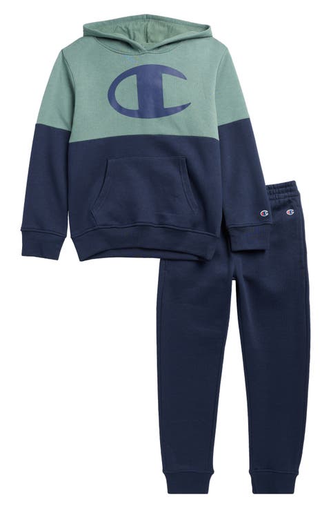 Kids' Colorblock Fleece Hoodie & Joggers Set (Big Kid)