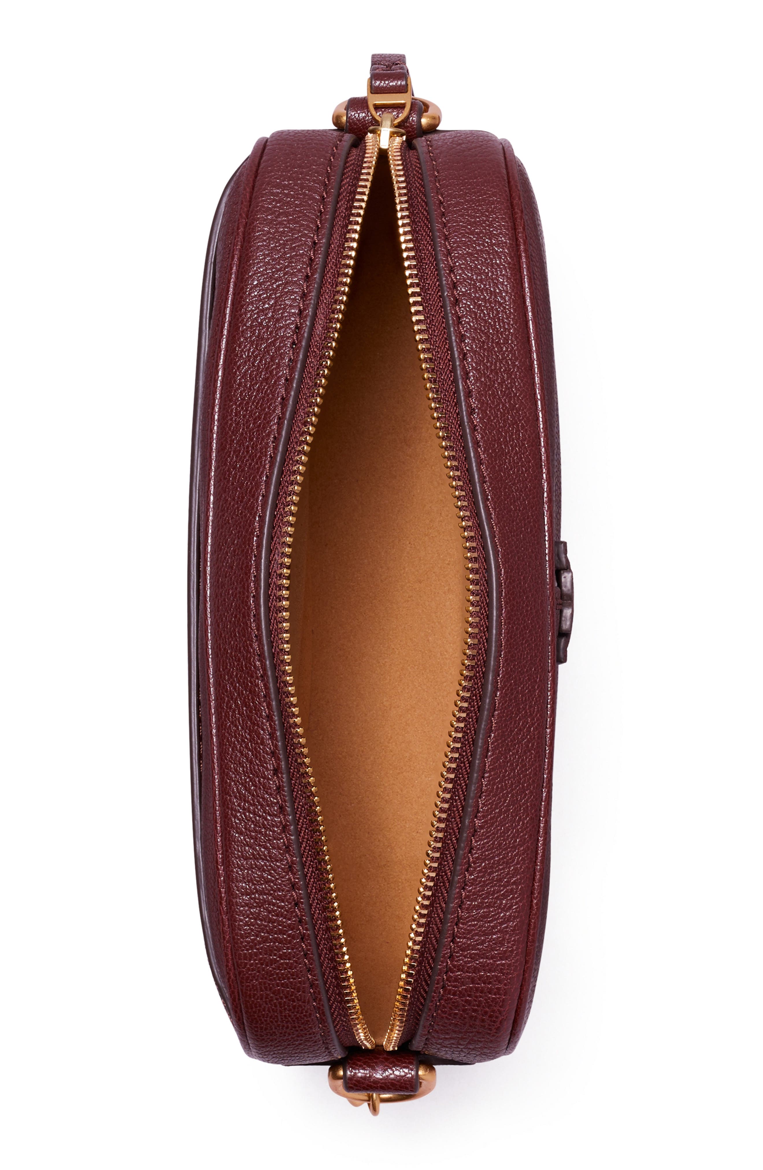 Tory Burch McGraw Leather Camera Bag, Alternate, color, 