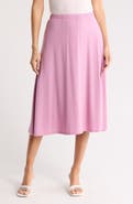 GO COUTURE Flared Midi Skirt