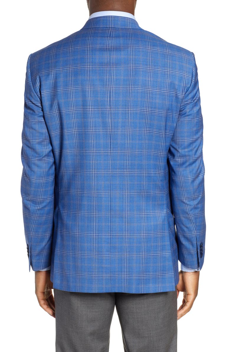 Peter Millar Flynn Classic Plaid Wool Sport Coat, Alternate, color,