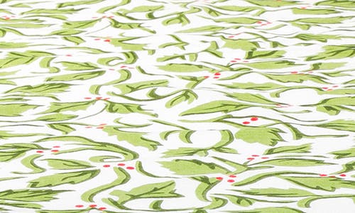 Tiramisu Print Cotton Tablecloth In Green