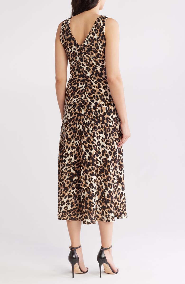 WISHLIST Animal Print V-Neck Dress, Alternate, color, Animal2