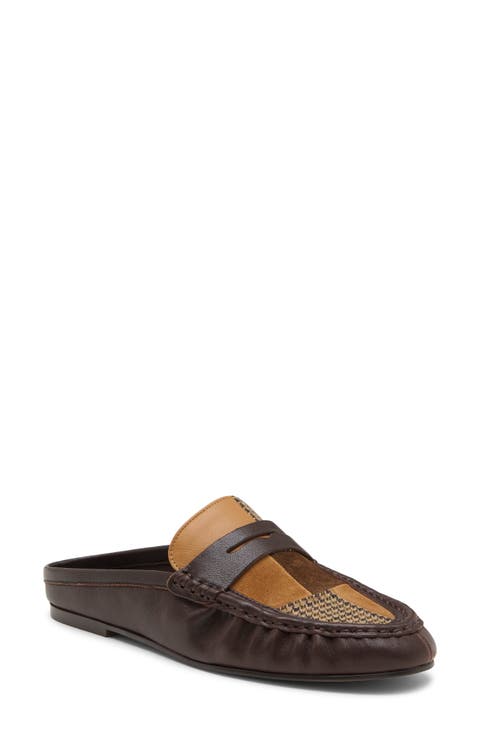 Rafe Patch Flat Mule