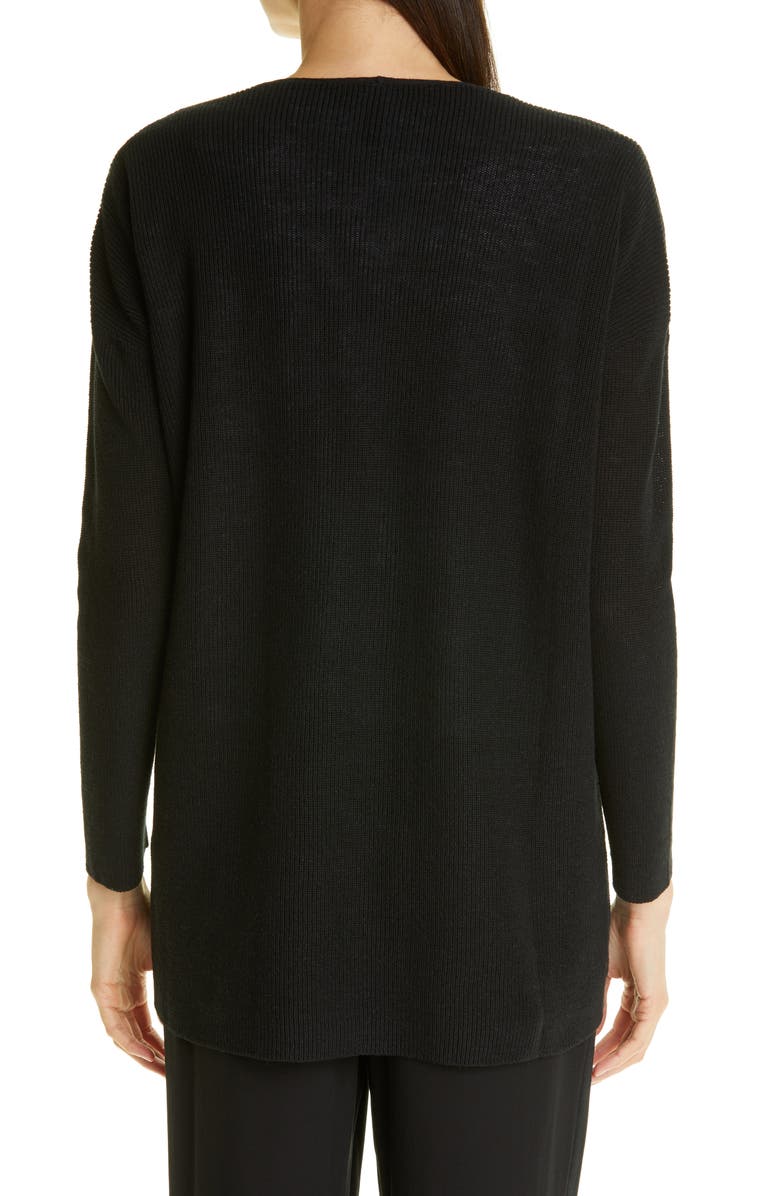 Eileen Fisher Boxy Open Front Cardigan, Alternate, color, 