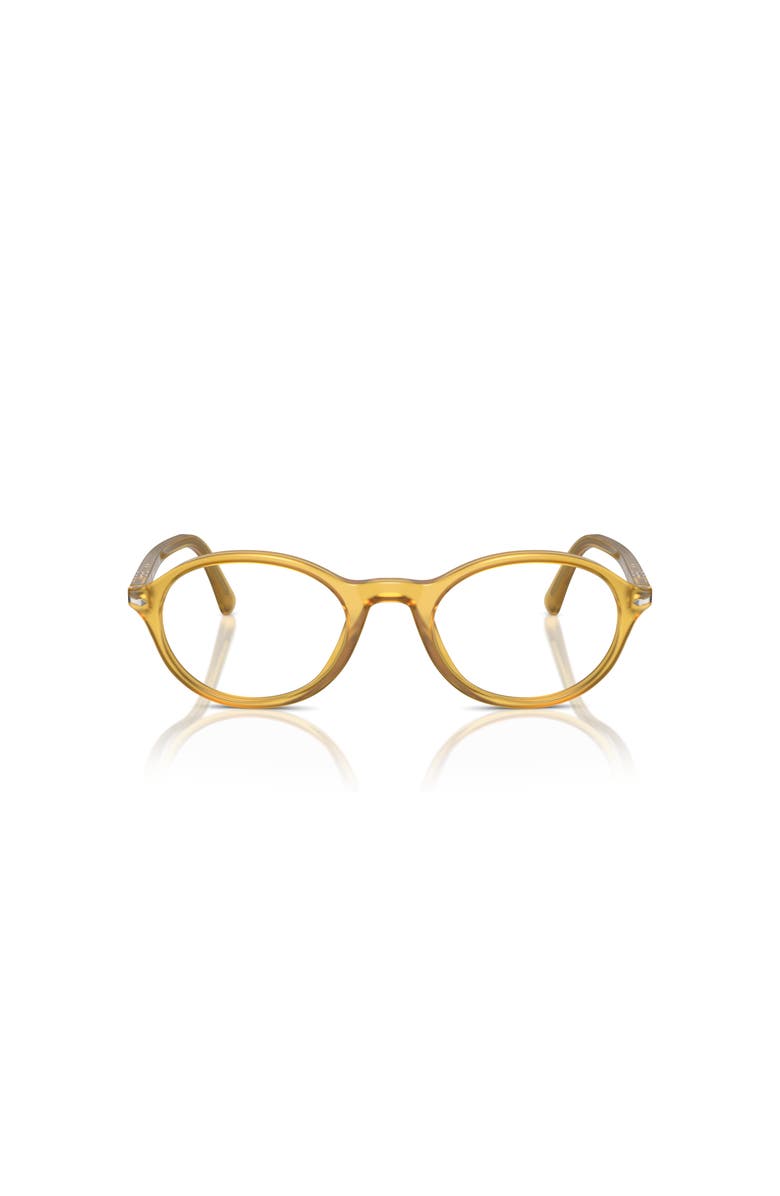 Persol 50mm Oval optical glasses, Alternate, color, Beige