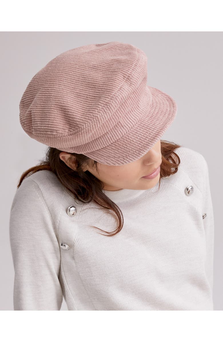 Brixton Fiddler Corduroy Baker Boy Cap, Alternate, color, 