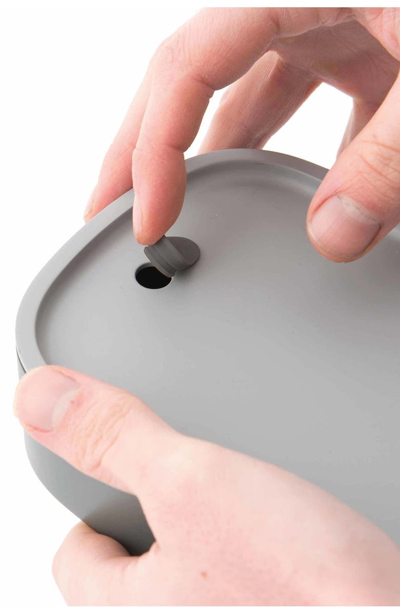 BergHOFF Leo 3-Piece Dual Bento Box Set with Strap - Grey/Mint, Main, color, Grey