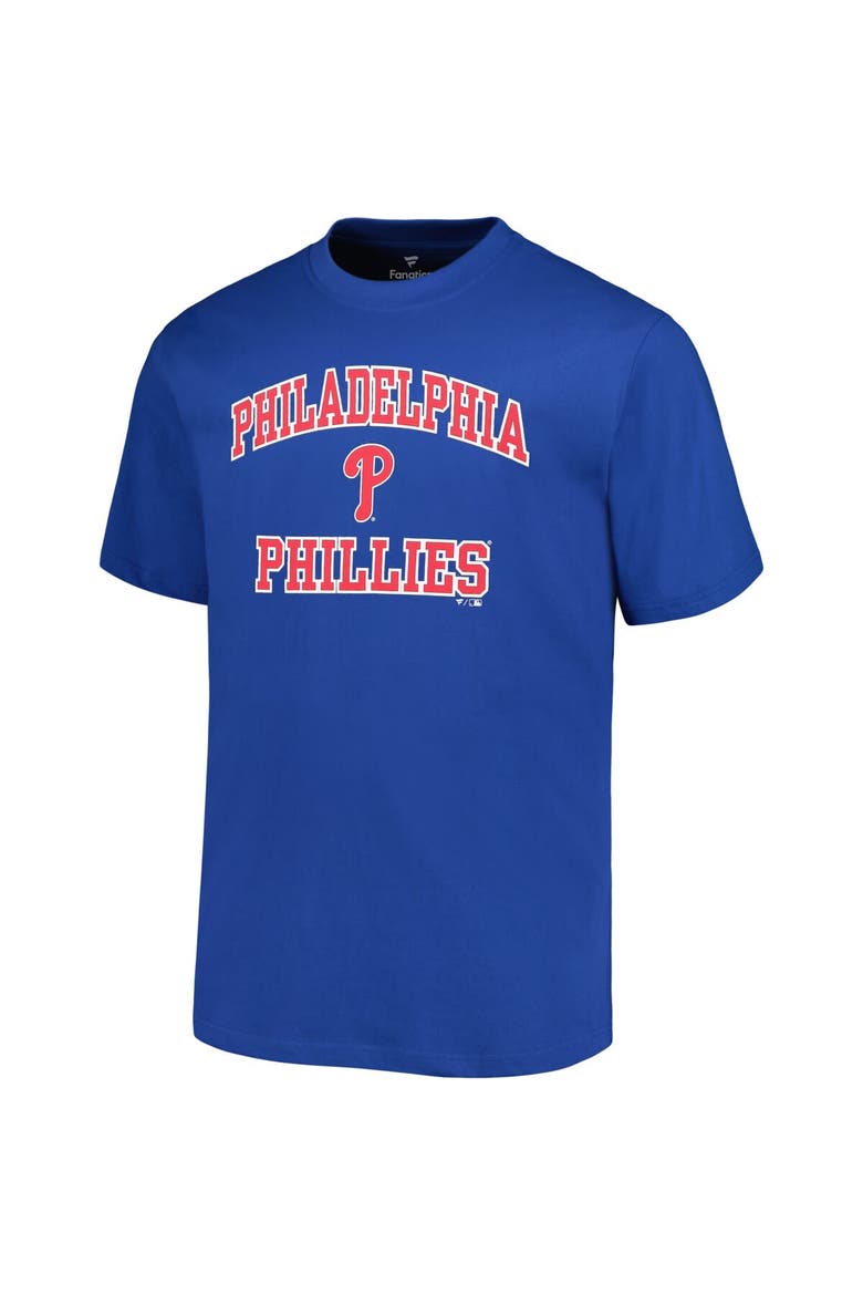 Men's Profile Royal Philadelphia Phillies Big & Tall Heart & Soul T-Shirt, Alternate, color, Royal