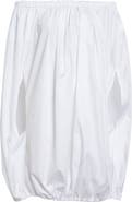 Comme des Garçons Gathered Cotton Broadcloth Cocoon Top