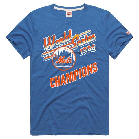 Men's Homage Royal New York Mets Tri-Blend Hyperlocal T-Shirt