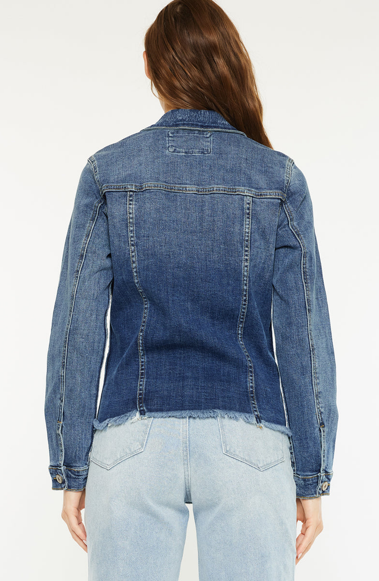 KanCan Wilson Denim Jacket, Alternate, color, Dark Wash