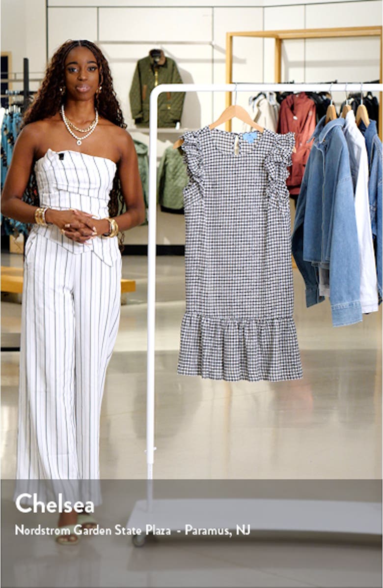 Ruffle Detail Gingham Dress, sales video thumbnail