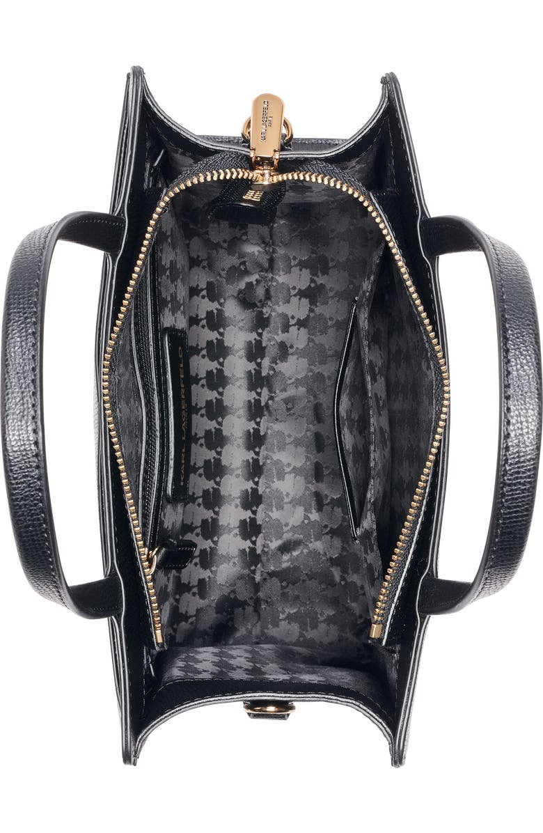 KARL LAGERFELD PARIS Maybelle Sequin KL Satchel, Alternate, color, Black Multi