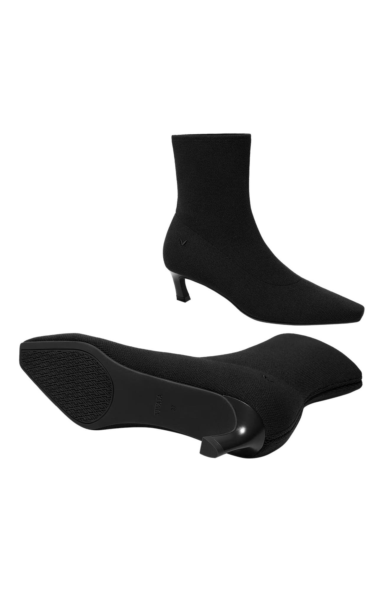 VIVAIA 2-in-1 Detachable Mid Heel Boots, Alternate, color, Black